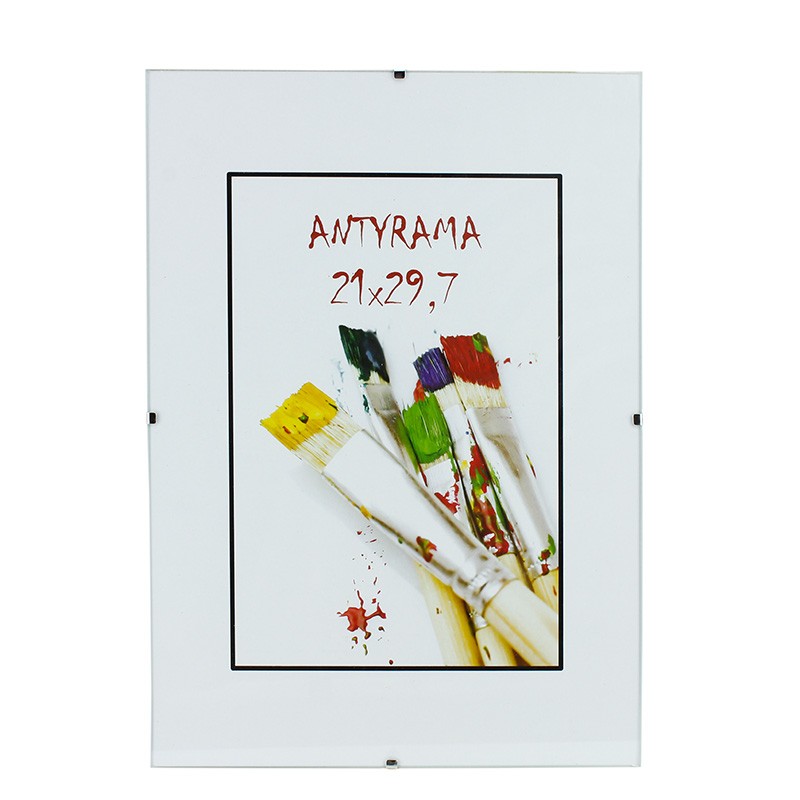 Rama foto A4 Paint Brush, format A4 21x29.7 cm, fixare perete, sticla - imagine 4